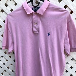 Men’s Pink Med Polo Shirt